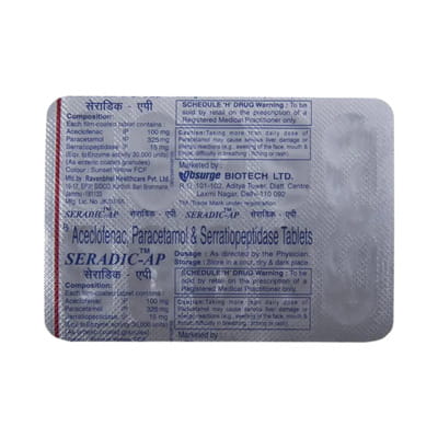 Seradic Ap Strip Of 10 Tablets