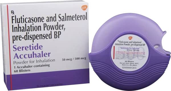 Seretide 50/500mcg Box Of 60 Accuhaler