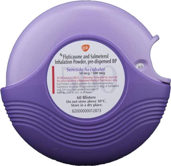 Seretide 50/500mcg Box Of 60 Accuhaler