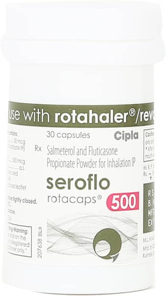 Seroflo 500mcg Box Of 30 Rotacaps