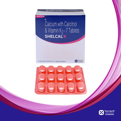 Shelcal K Strip Of 15 Tablets