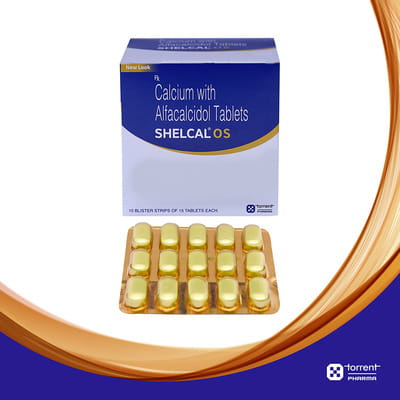 Shelcal Os 500mg Strip Of 15 Tablets