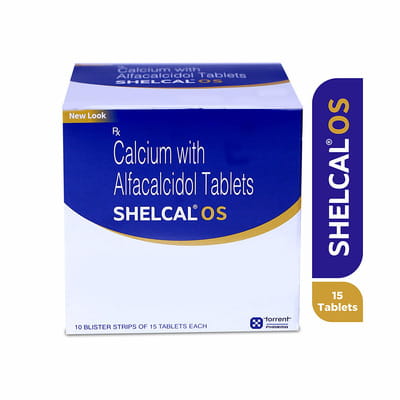Shelcal Os 500mg Strip Of 15 Tablets