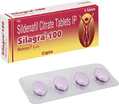 Silagra 100mg Strip Of 4 Tablets