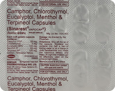 Sinarest Strip Of 10 Vapocaps