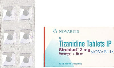 Sirdalud 2mg Strip Of 6 Tablets