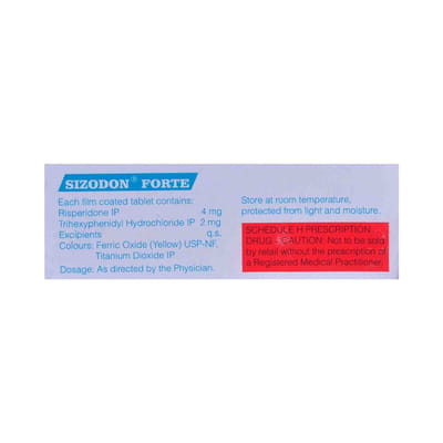 Sizodon Forte Strip Of 10 Tablets