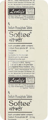 Softee 10mg Strip Of 10 Tablets