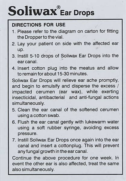 Soliwax Ear Drops