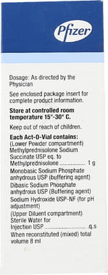 Solu Medrol 1gm Dry Vial Of 1 Powder For Injection