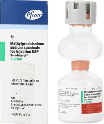 Solu Medrol 1gm Dry Vial Of 1 Powder For Injection