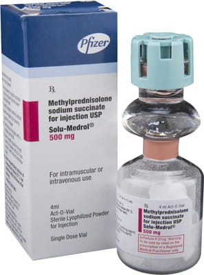 Solu Medrol 500mg Dry Vial Of 1 Powder For Injection