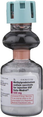 Solu Medrol 500mg Dry Vial Of 1 Powder For Injection