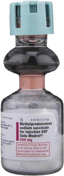 Solu Medrol 500mg Dry Vial Of 1 Powder For Injection