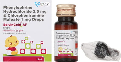 Solvin Cold Af Bottle Of 15ml Oral Drops