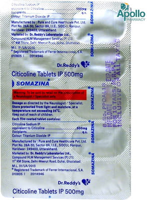 Somazina 500mg Strip Of 10 Tablets