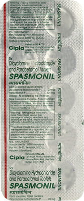 Spasmonil Strip Of 10 Tablets