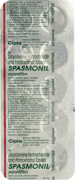 Spasmonil Tablet
