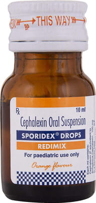 Sporidex Paediatric Bottle Of 10ml Oral Drops