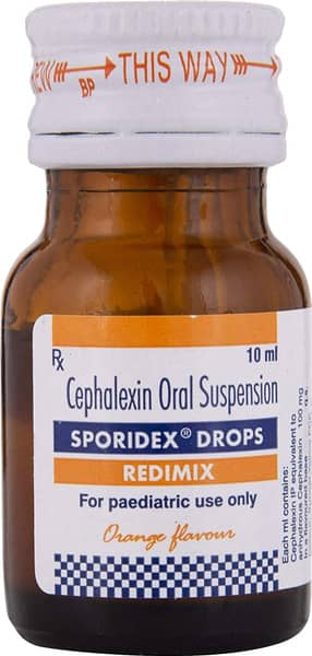 Sporidex Paediatric Bottle Of 10ml Oral Drops