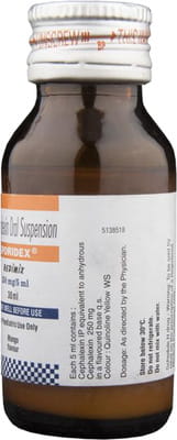 Sporidex 250mg Redimix Mango Flavour Bottle Of 30ml Suspension