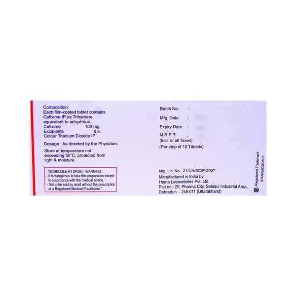 Stancef O 100Mg Strip Of 10 Tablets