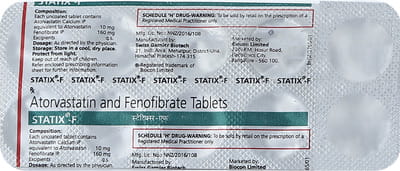 Statix F Strip Of 10 Tablets
