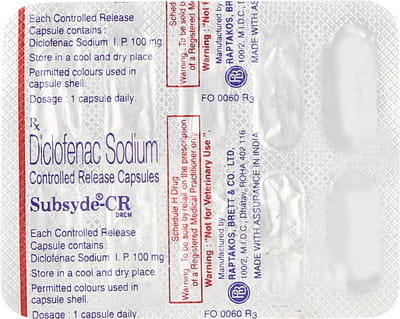Subsyde Cr Strip Of 10 Capsules