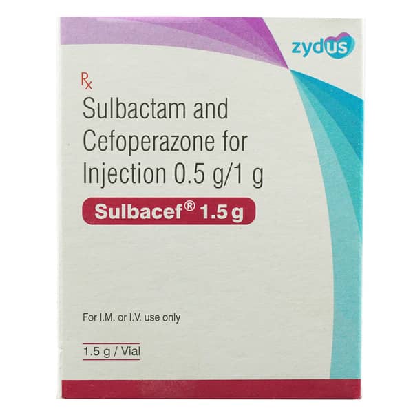 Sulbacef 1.5Gm Dry Vial Of 1 Powder For Injection