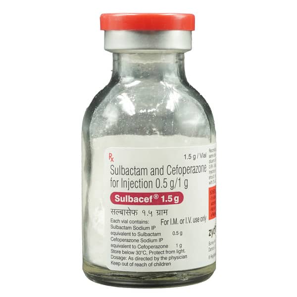 Sulbacef 1.5Gm Dry Vial Of 1 Powder For Injection