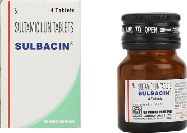 Sulbacin Bottle Of 4 Tablets