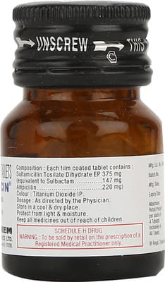 Sulbacin Bottle Of 4 Tablets