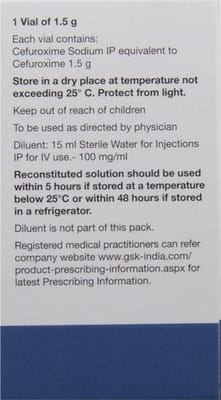 Supacef 1.5gm Dry Vial Of 1 Powder For Injection