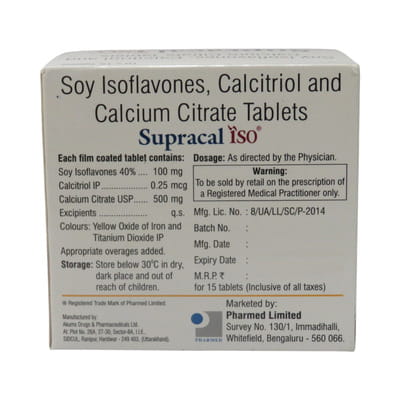Supracal Iso Strip Of 15 Tablets