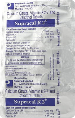 Supracal K2 Strip Of 10 Tablets
