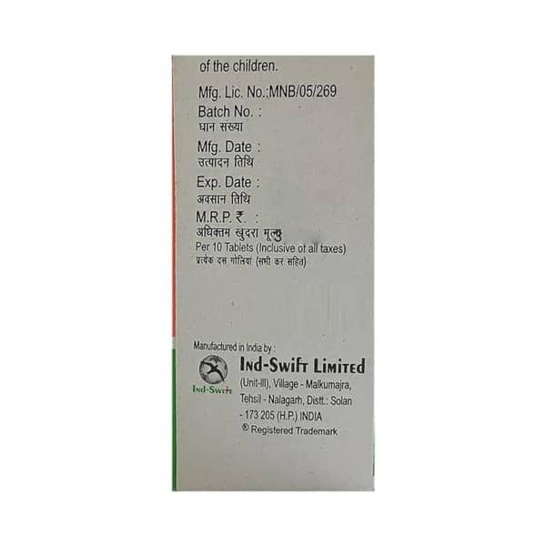 Suprox 10mg Strip Of 10 Tablets