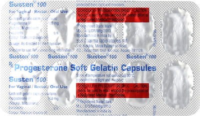 Susten 100mg Strip Of 10 Capsules