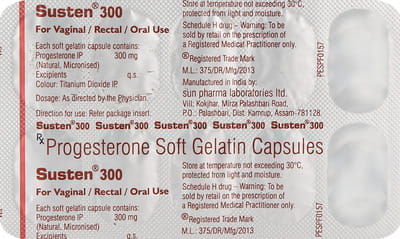 Susten 300mg Strip Of 10 Capsules