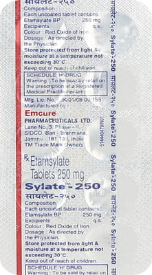 Sylate 250mg Strip Of 10 Tablets