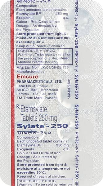 Sylate 250mg Strip Of 10 Tablets