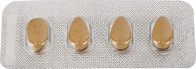 Tadacip 20mg Strip Of 4 Tablets