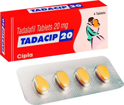 Tadacip 20mg Strip Of 4 Tablets