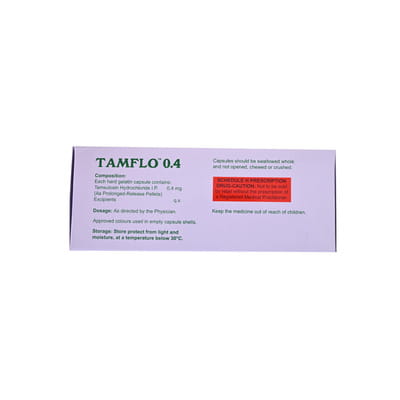 Tamflo 0.4mg Strip Of 10 Capsules