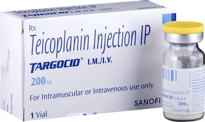Targocid 200mg Dry Vial Of 1 Powder For Injection