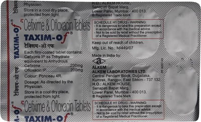 Taxim Of Strip Of 10 Tablets