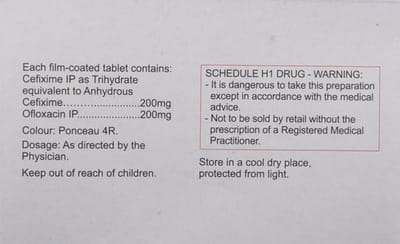 Taxim Of Strip Of 10 Tablets