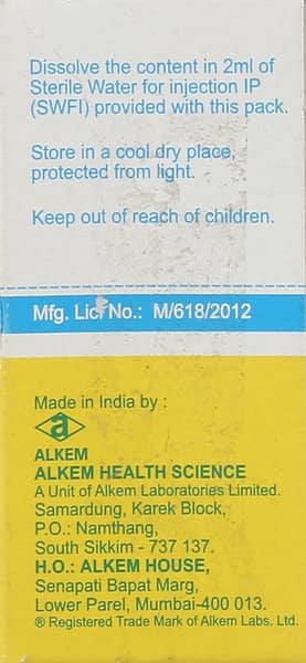 Taxim 500mg Powder For Injection