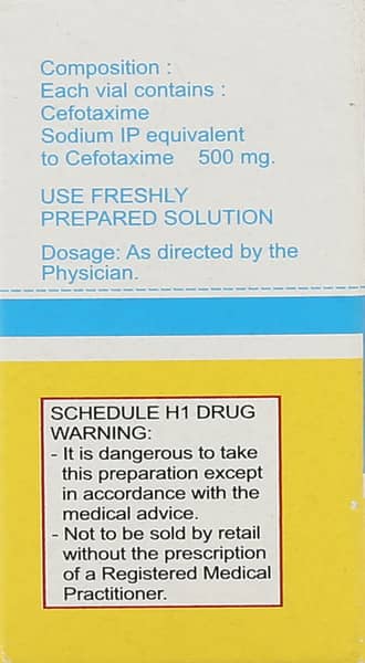 Taxim 500mg Powder For Injection