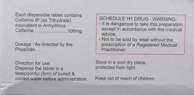 Taxim O Dt 100mg Strip Of 10 Tablets