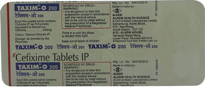 Taxim O 200mg Strip Of 10 Tablets
